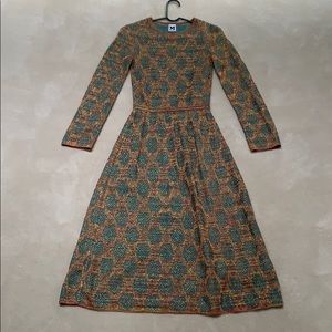 M Missoni metallic knit midi dress